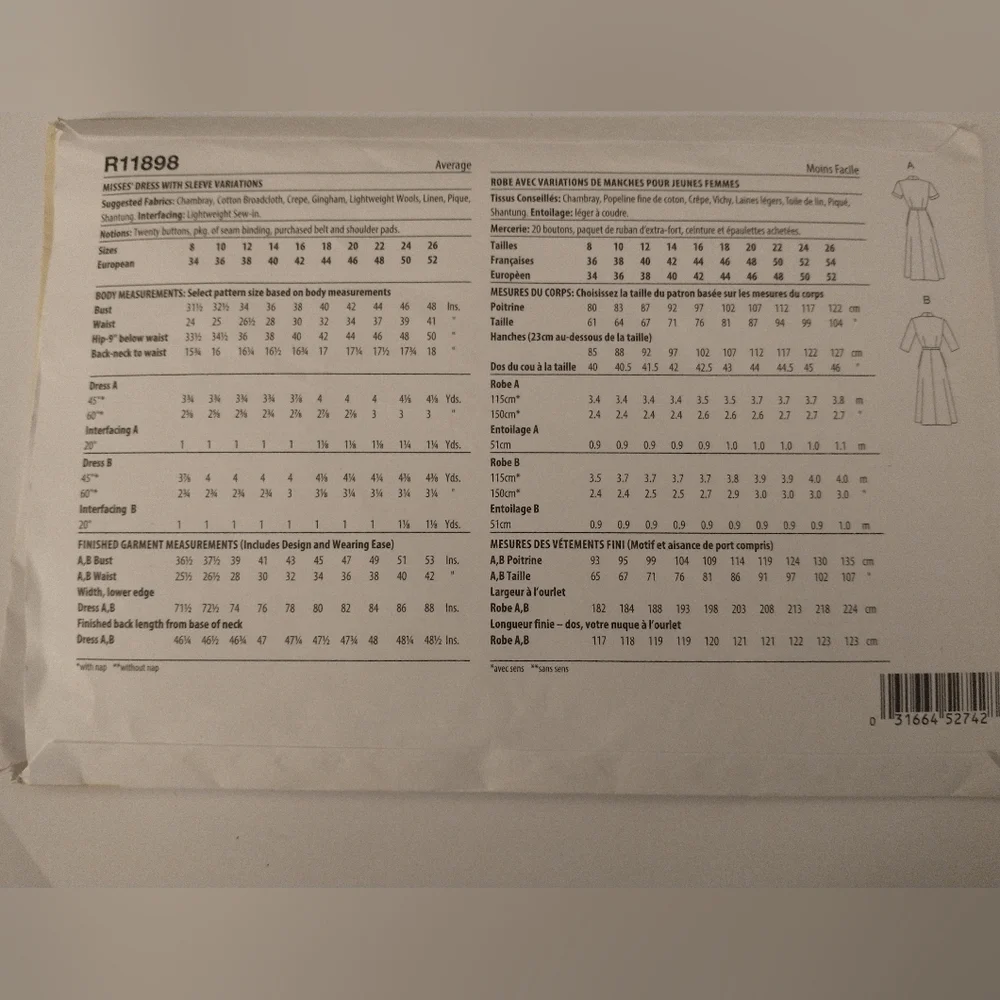 Butterick vintage sewing