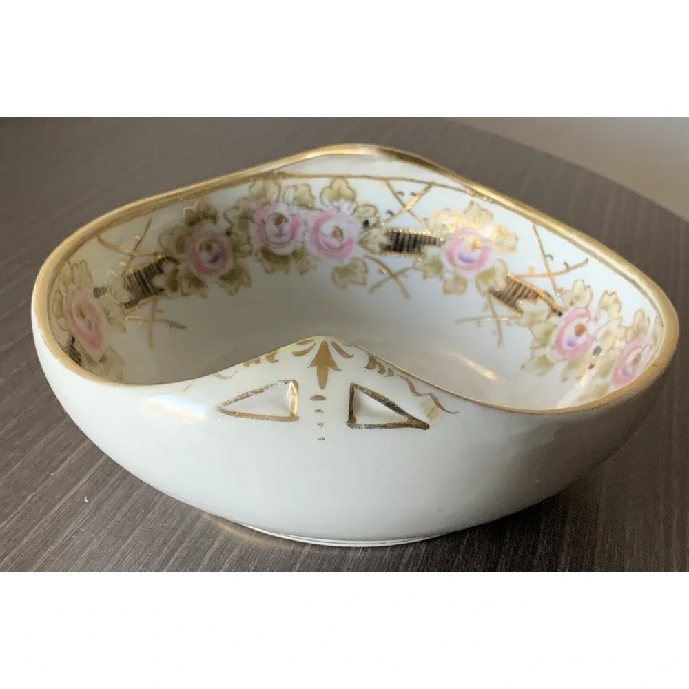Vintage Nippon Hand Painted ‎ Porcelain Candy Dish