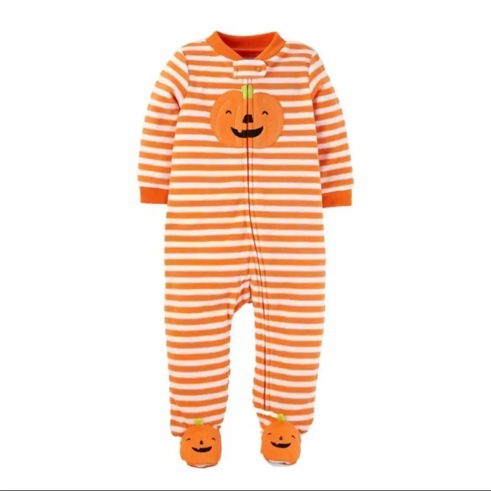 𝅺NWT CARTER’S PUMPKIN HALLOWEEN SLEEPER