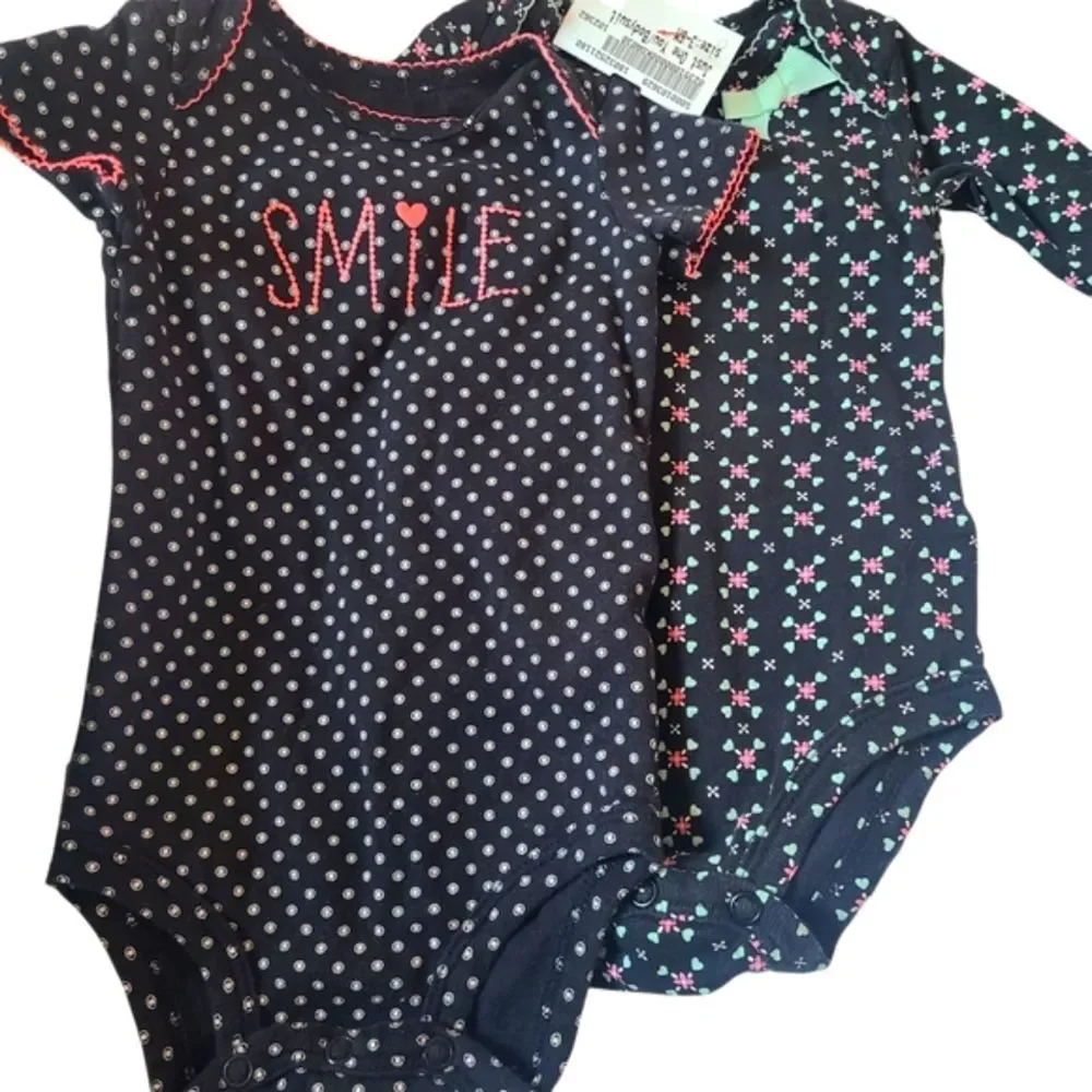 Carter's Just One You And Child Of‎ Mine Onesies Set Of Two Size 3-6 Mos NWOT