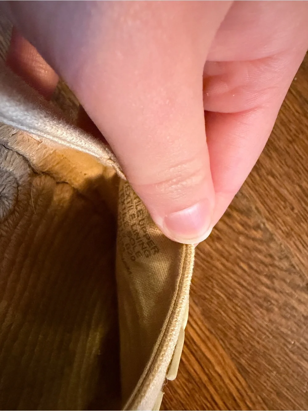 Tory Burch Beige Canvas Logo Espadrille Flats