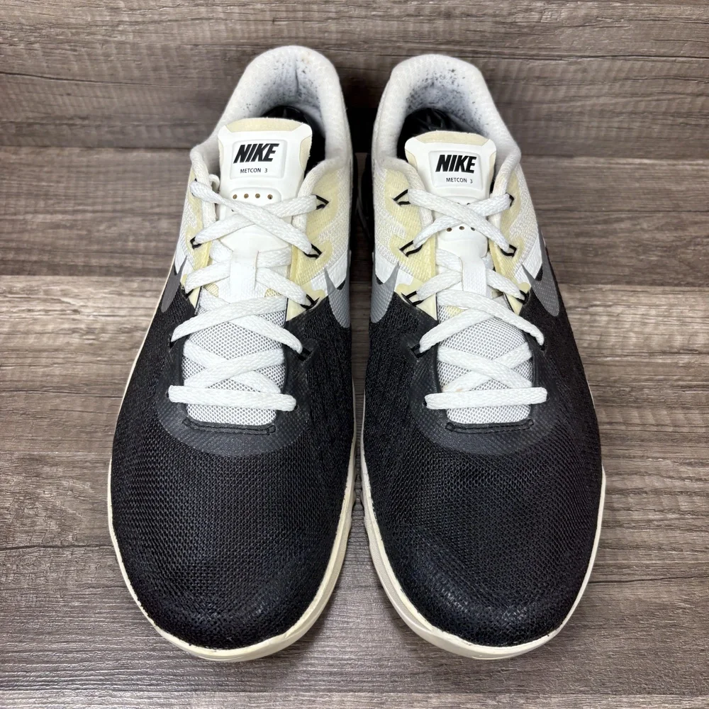 Nike Metcon 3 Black White Mens US Size 9 EUR 42.5 852928-005 Sneakers
