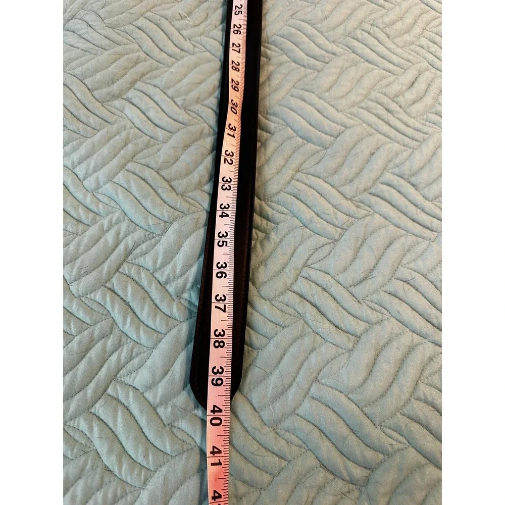 Tommy Hilfiger Mens Reversible Black Brown Leather Belt 30-32 S 11HP020003
