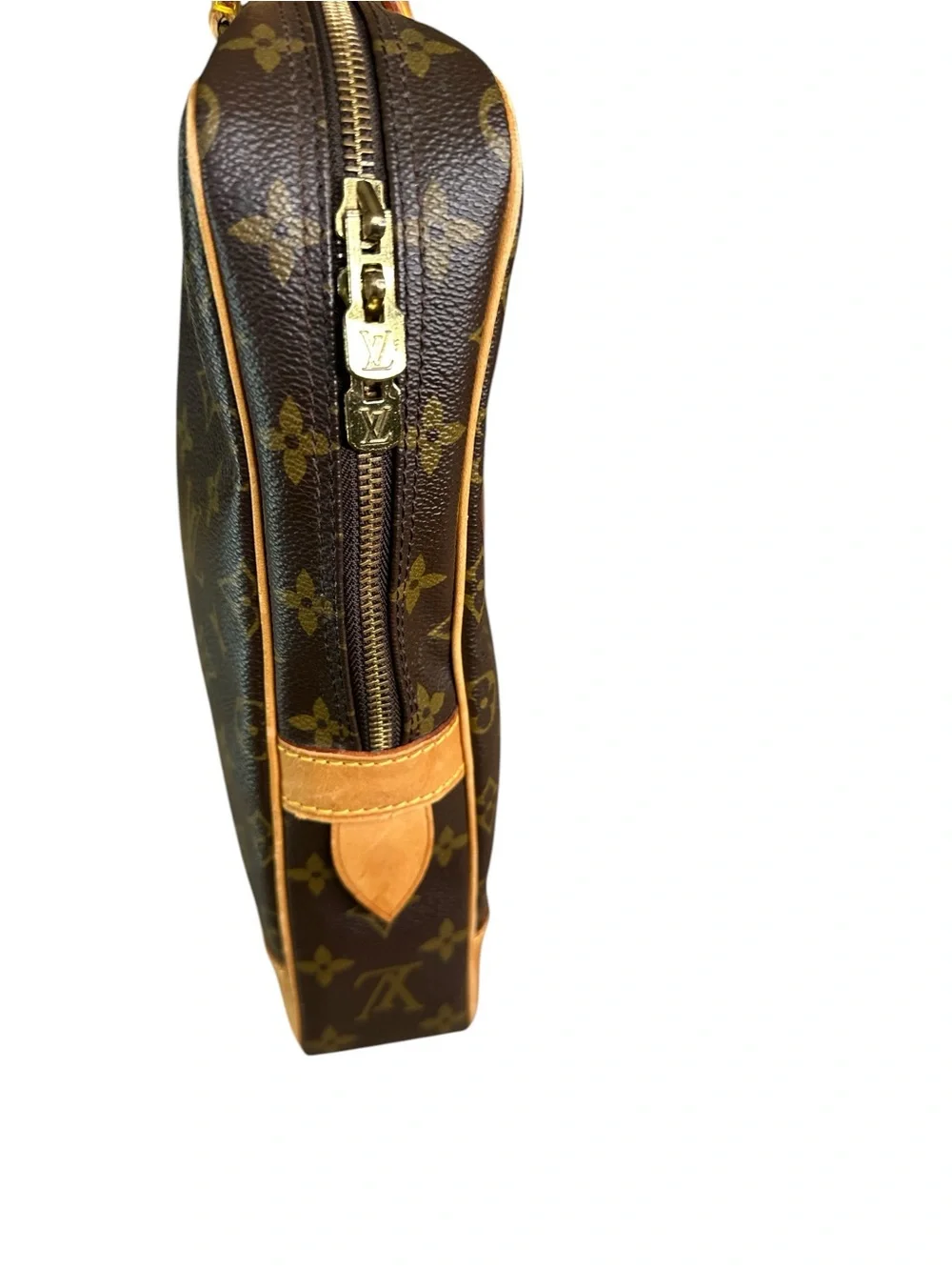 Louis Vuitton Brown Monogram Canvas Briefcase with Vachetta Trim