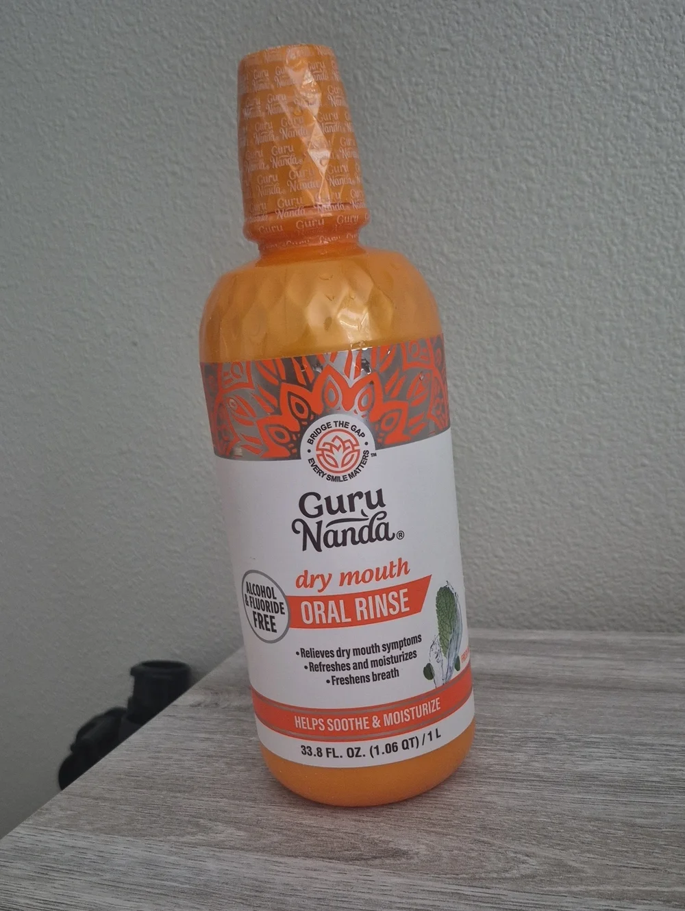 Orange Dry Mouth Oral Rinse - Alcohol & Fluoride Free