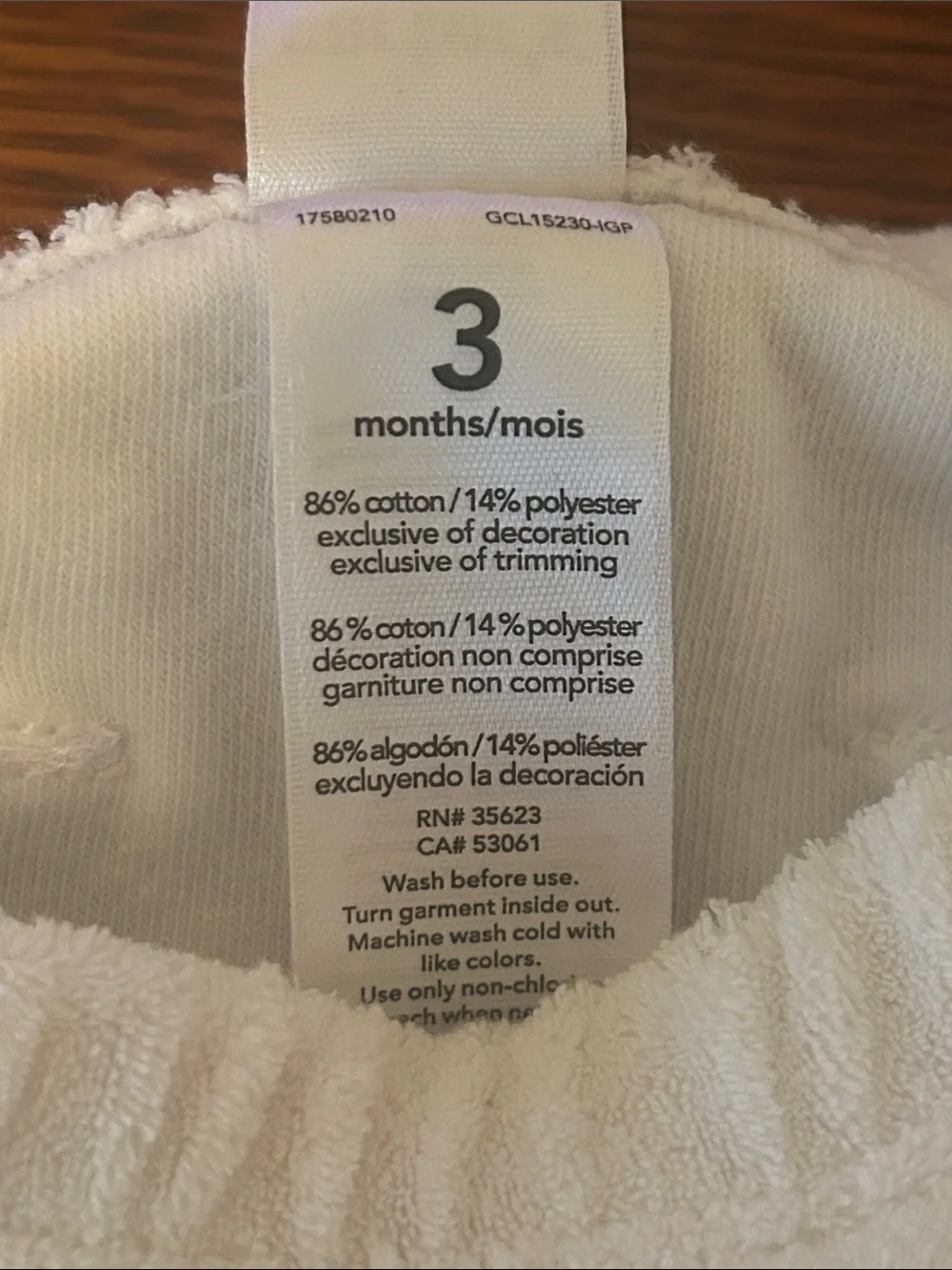 Carters cute cream