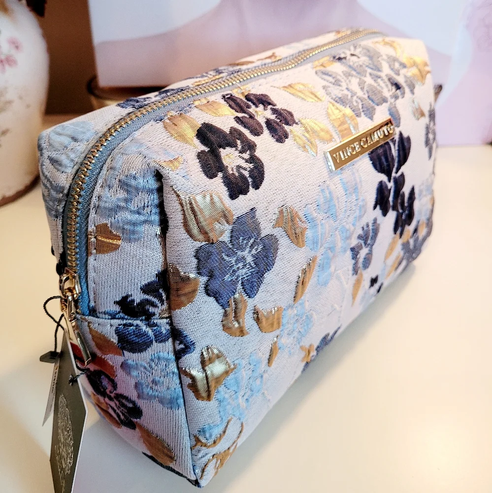 🌺Vince Camuto Cosmetic Bag Cosmetic Case Travel Bag Luxury