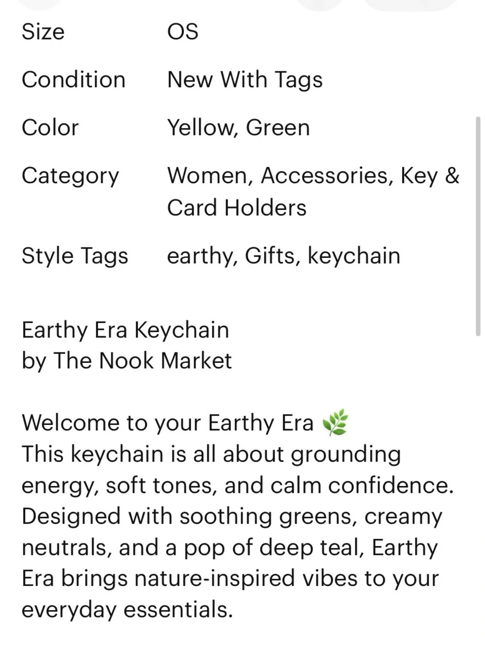 N/A earthy era