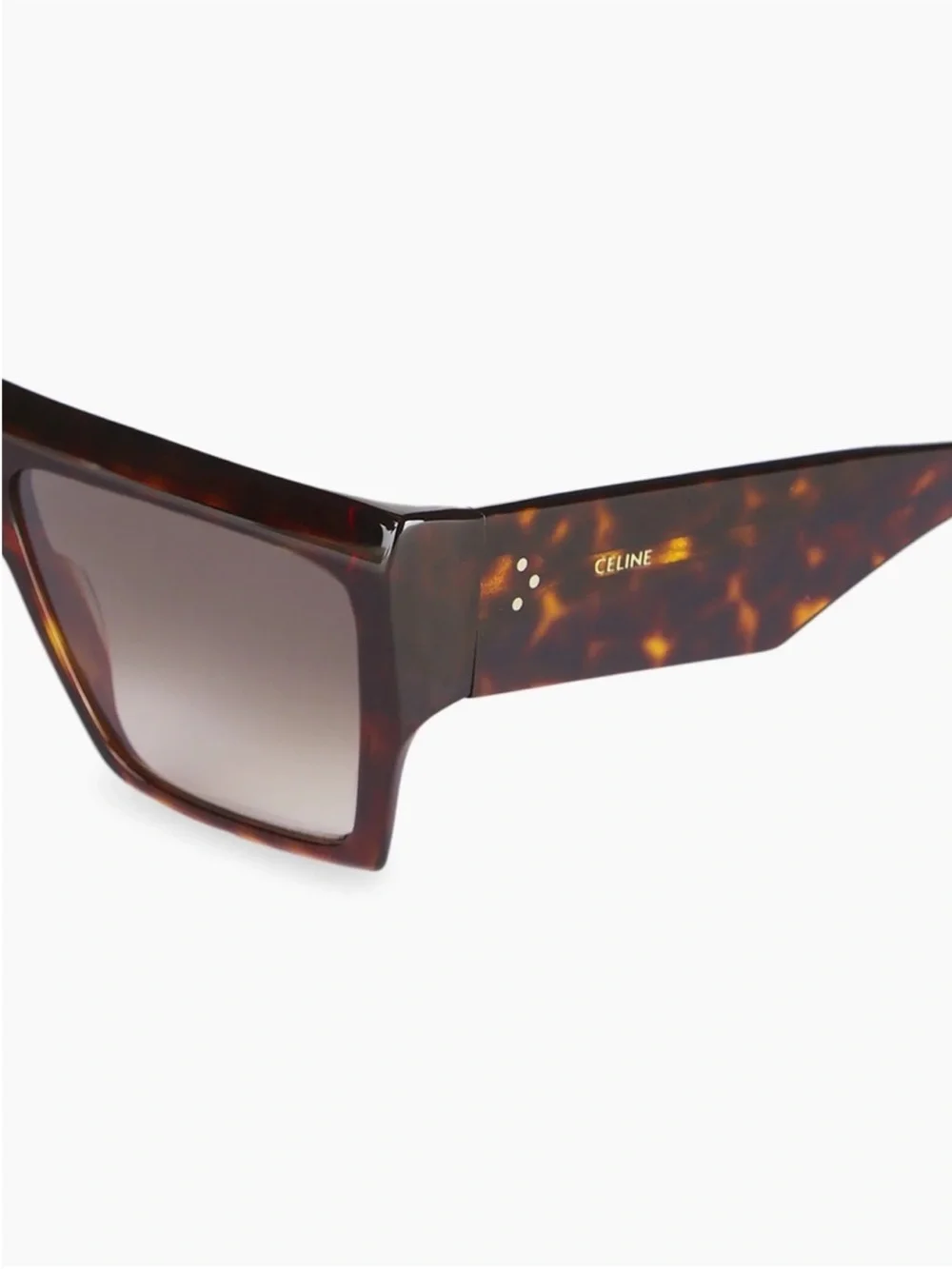 CELINE Authentic 60MM Oversized Tortoiseshell Sunglasses, New,  $339 $460