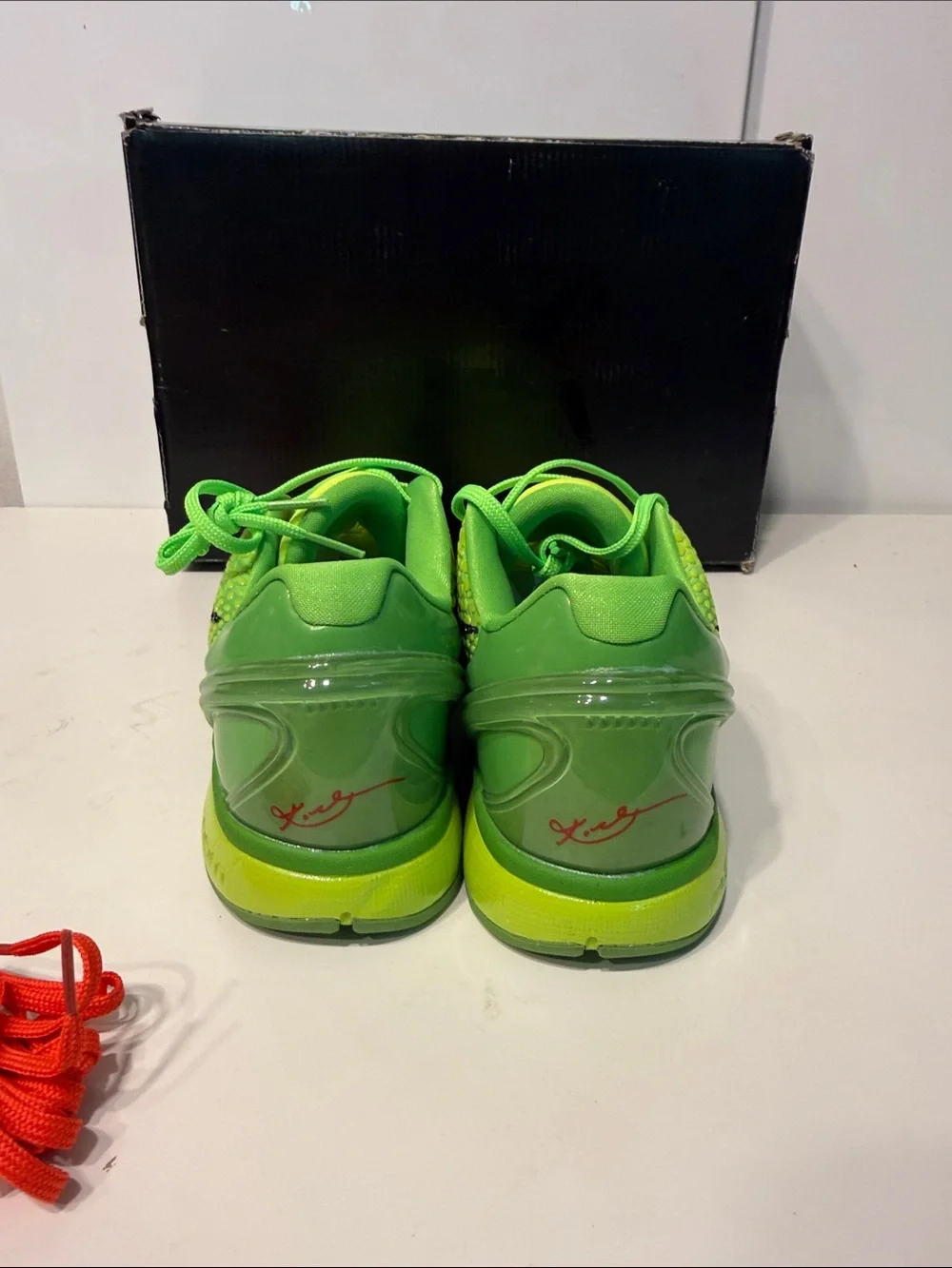 Nike Kobe 6 Proto Grinch men’s basketball shoes size 10
