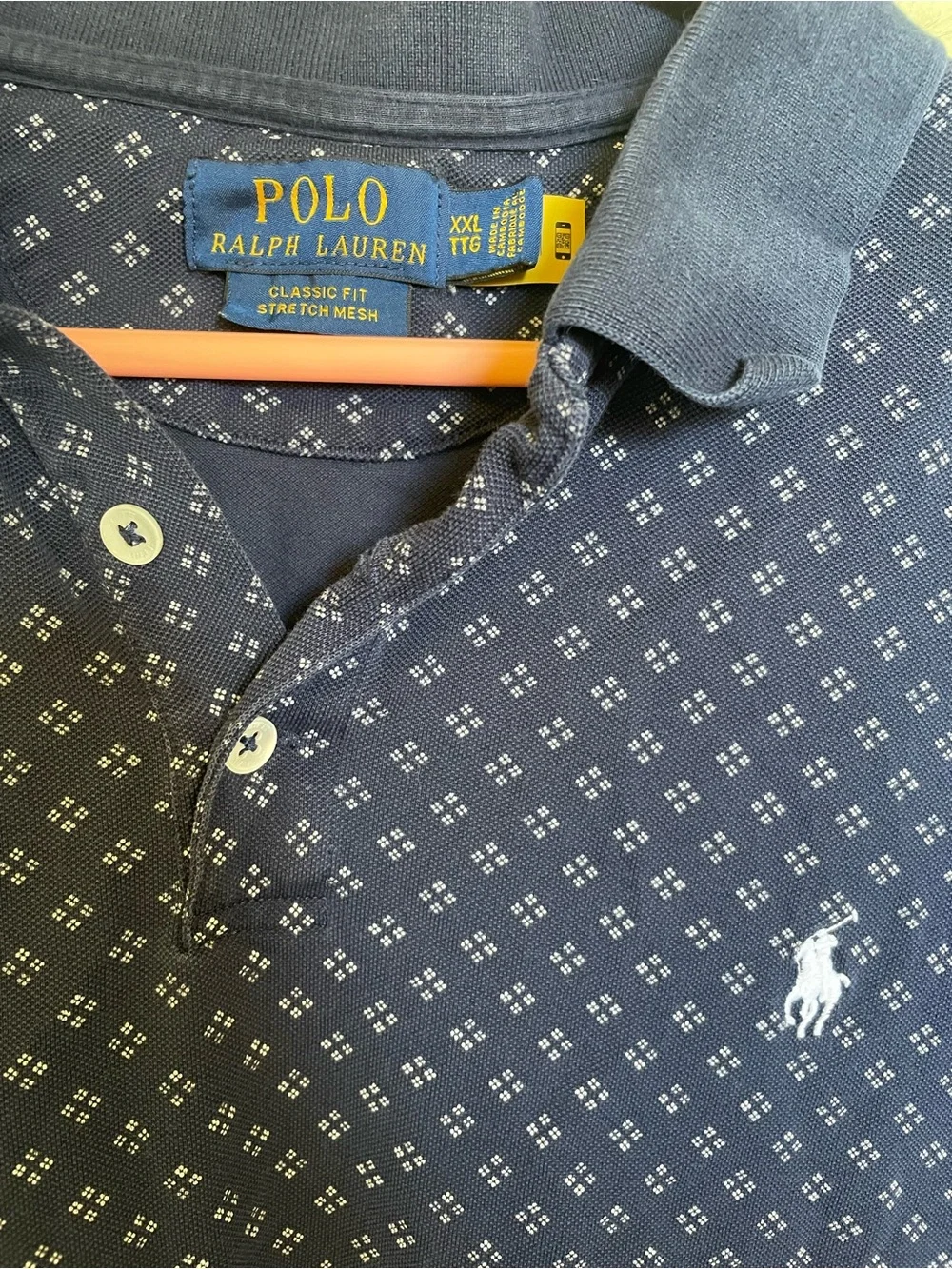 Ralph Lauren embroidered white over