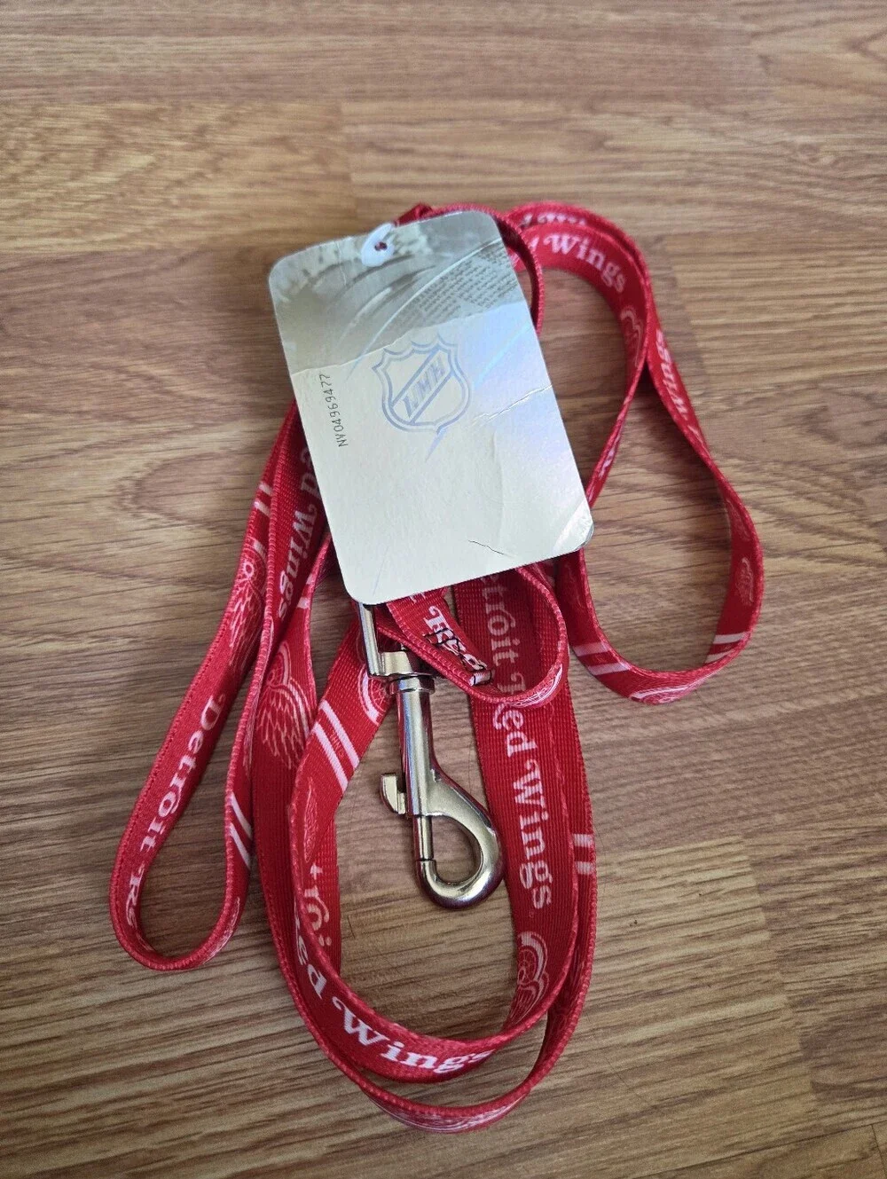 Detroit Red Wings Dog Leash NWT Team Logo NHL Pet Hockey Heavy Duty Durable
