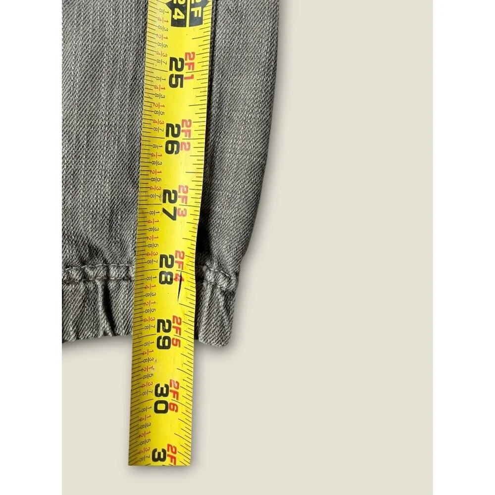 James Perse Mens Cotton Twill Jogger Pants Gray MOSD1385 Size 2 M