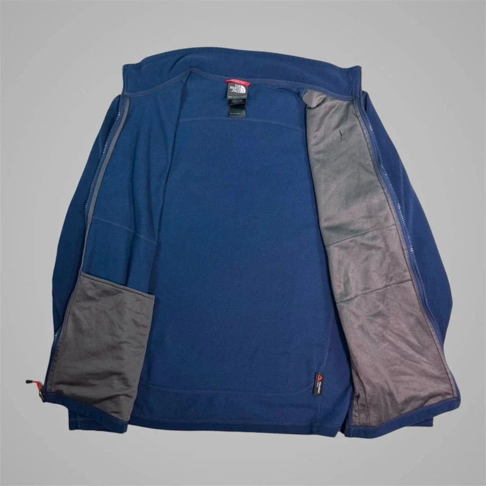 The North Face details embroidered orange