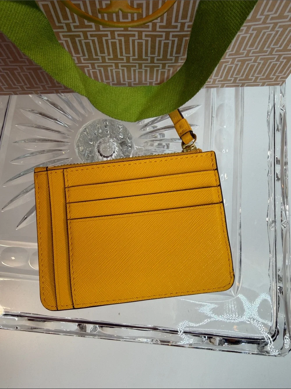 Tory Burch compact saffiano