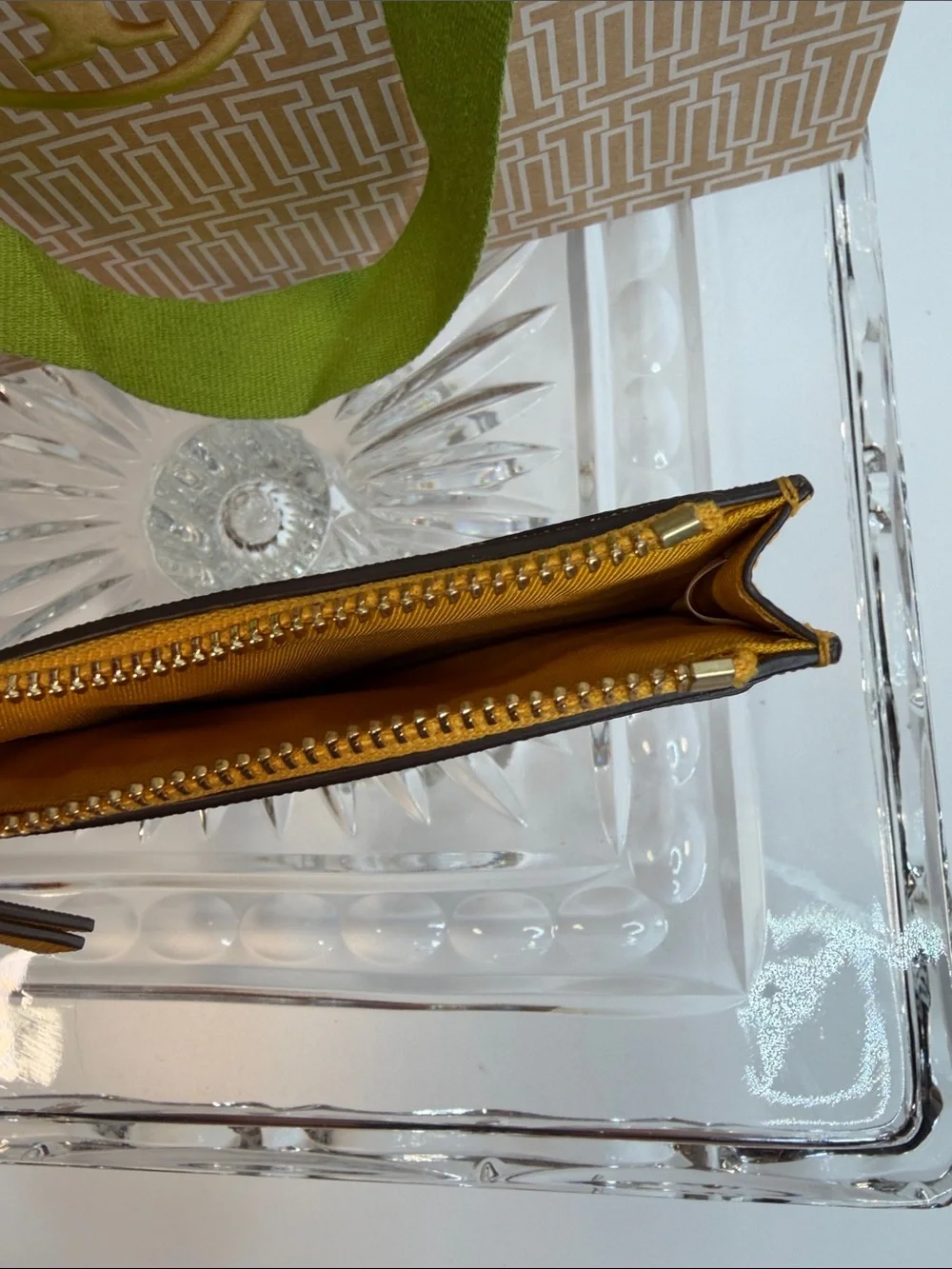 Tory Burch compact saffiano