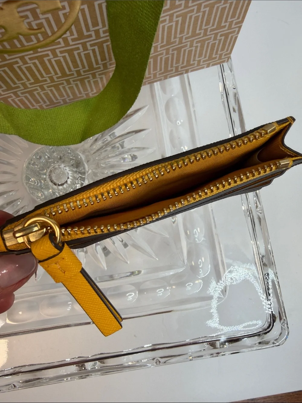 Tory Burch compact saffiano