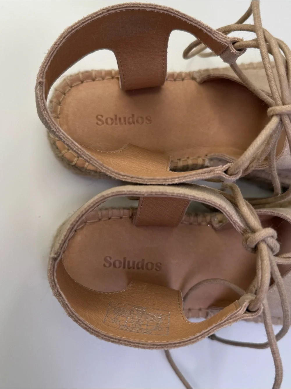 Soludos suede platform