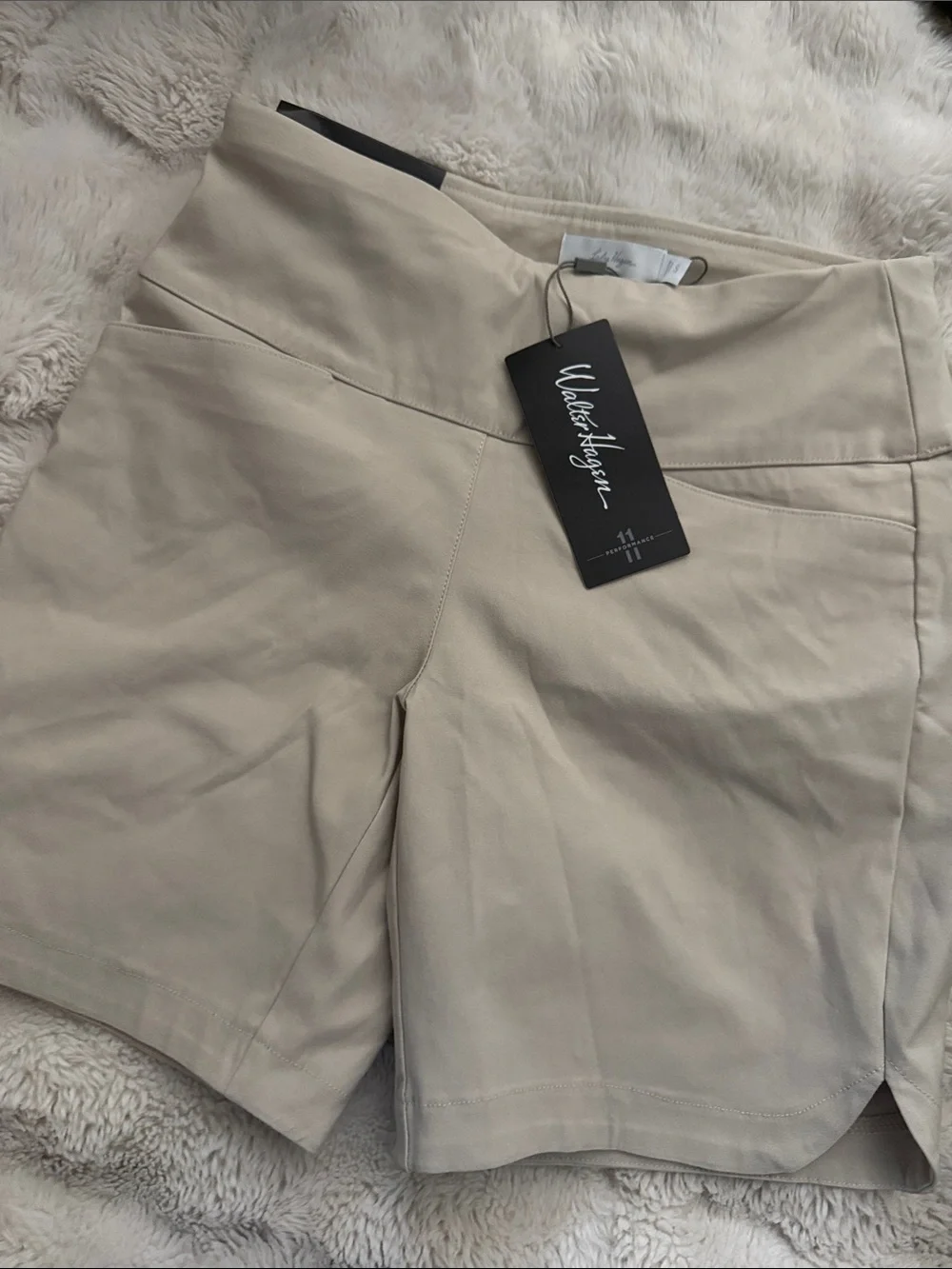 Walter Hagen Neutral High-Waist Performance Shorts