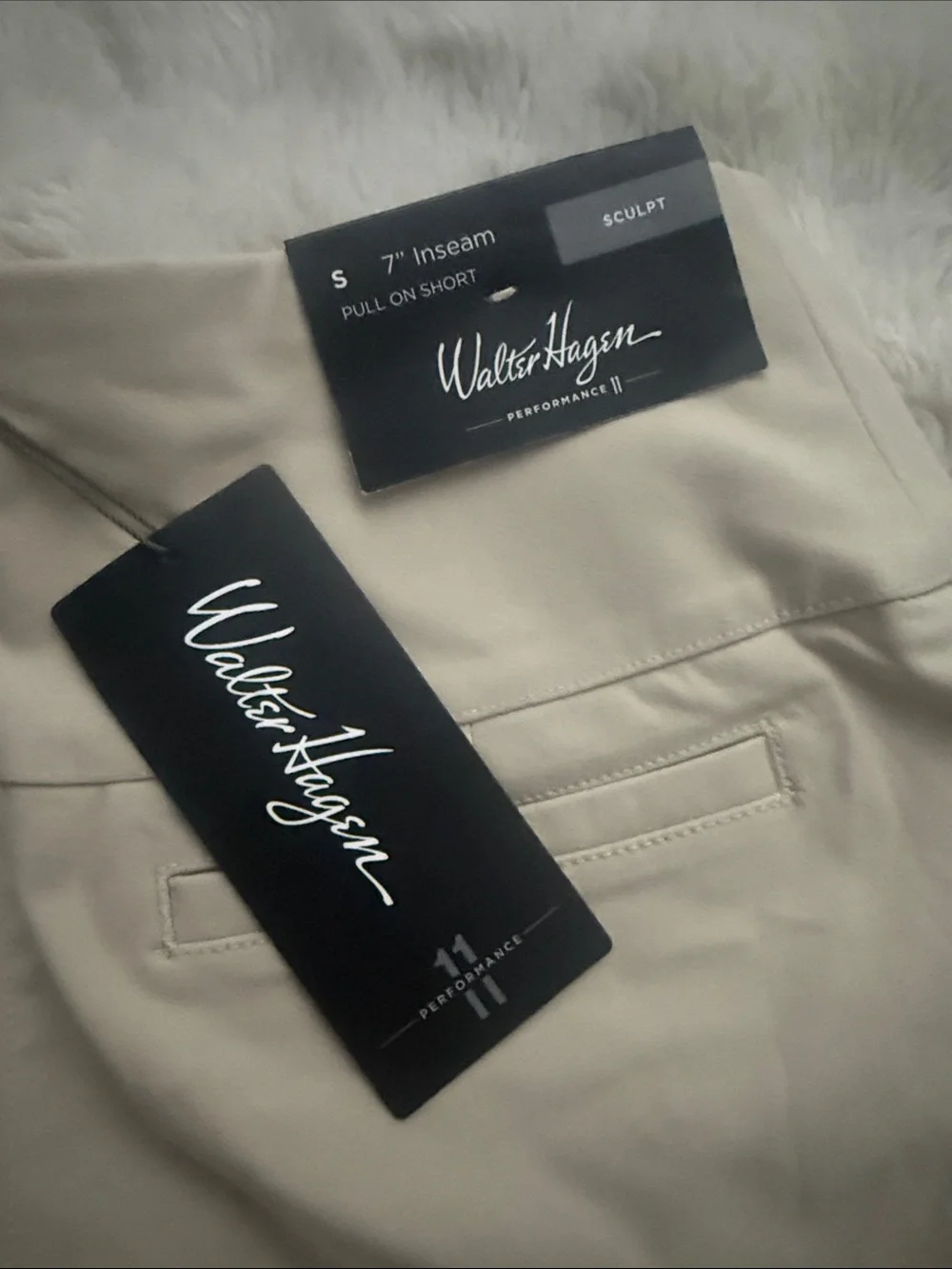 Walter Hagen Neutral High-Waist Performance Shorts