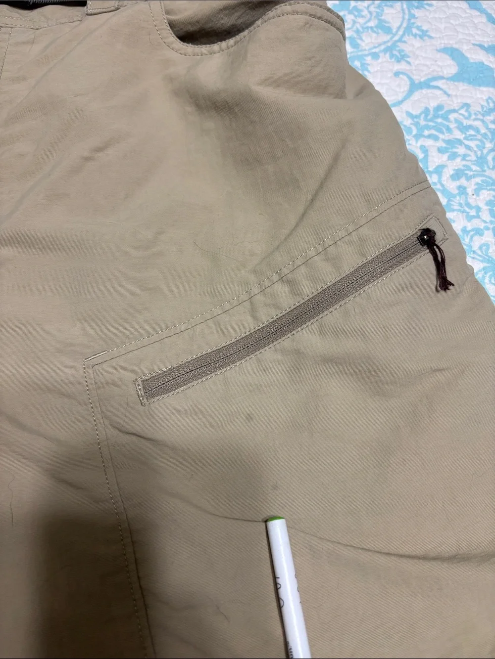 The North Face khaki face last