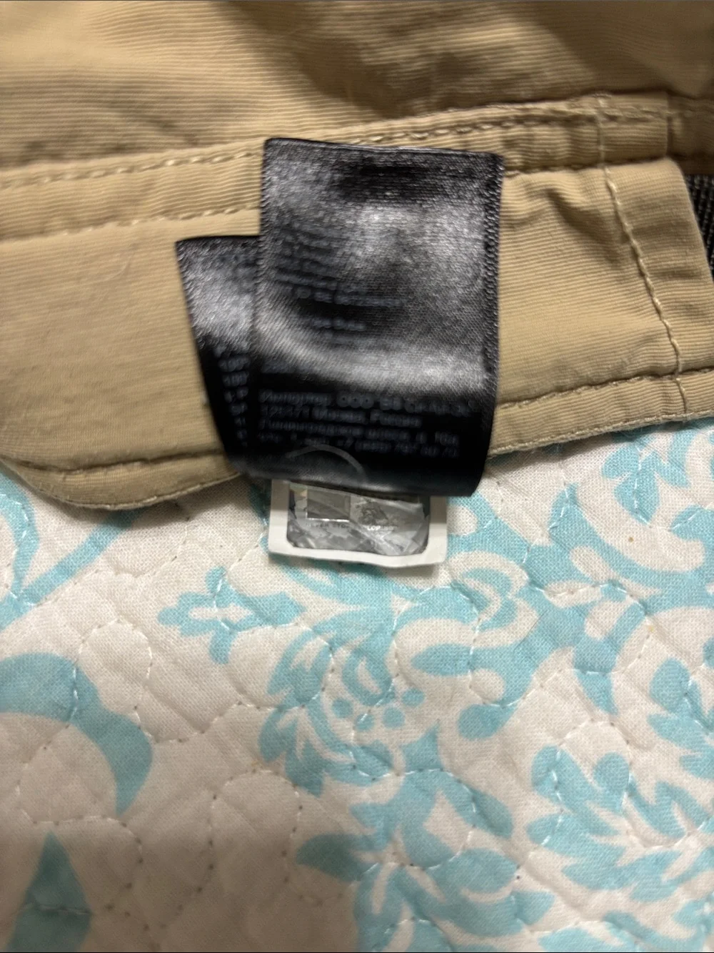 The North Face khaki vertical