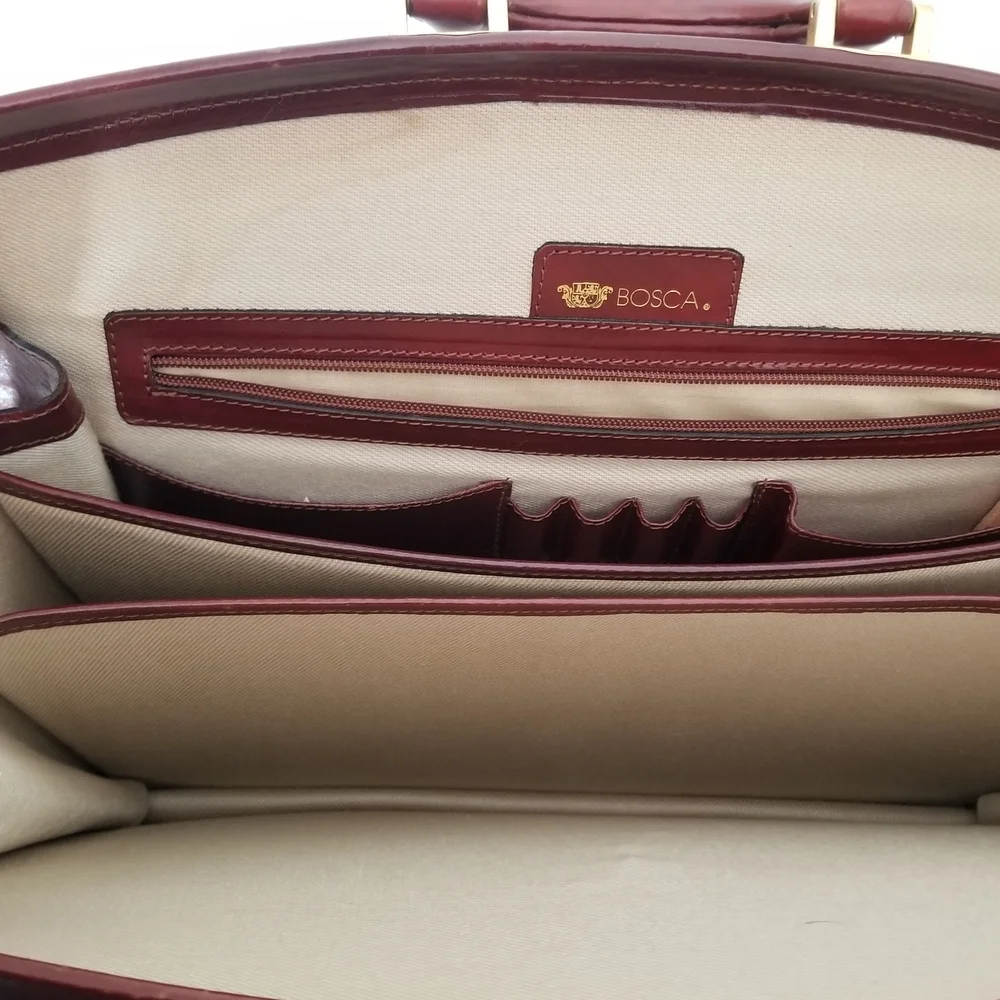 Bosca luxurious maroon