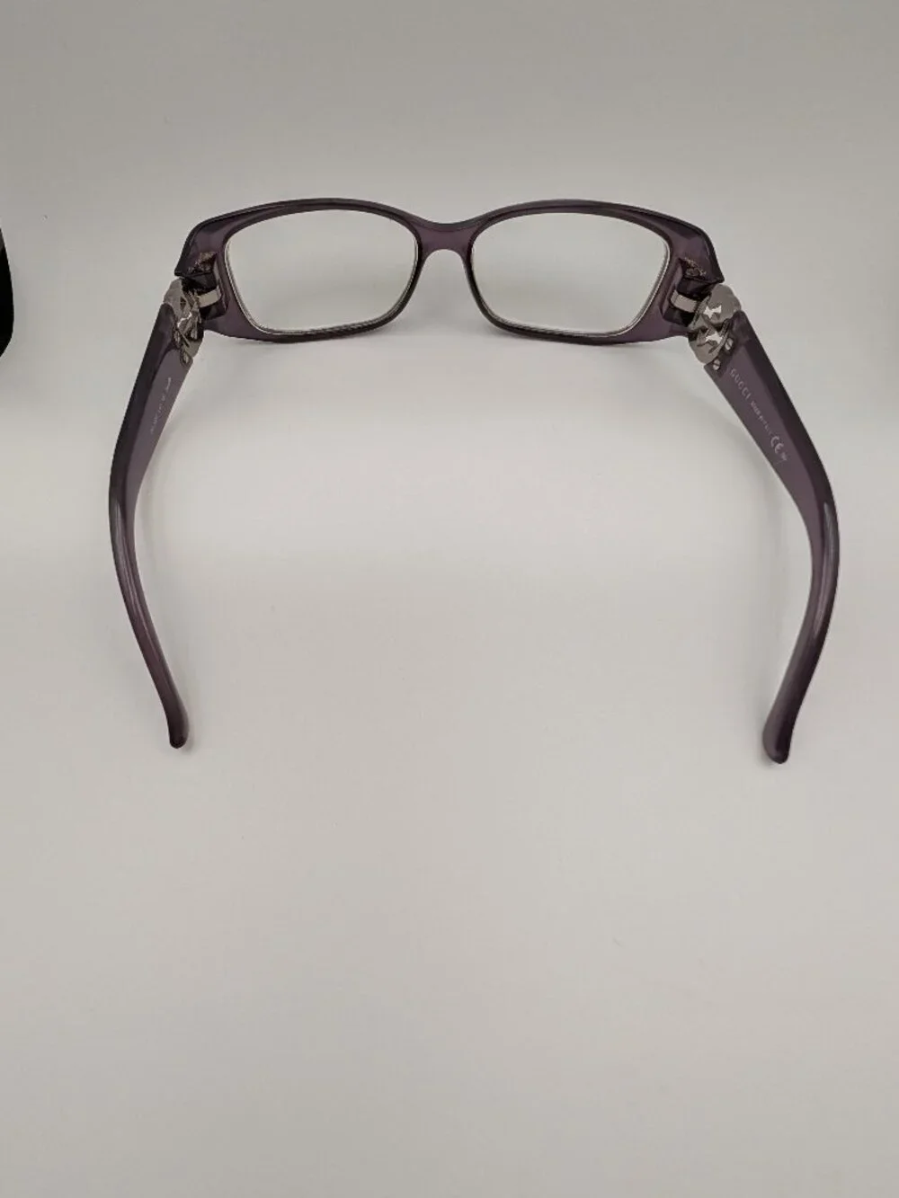 Gucci frame glasses purple