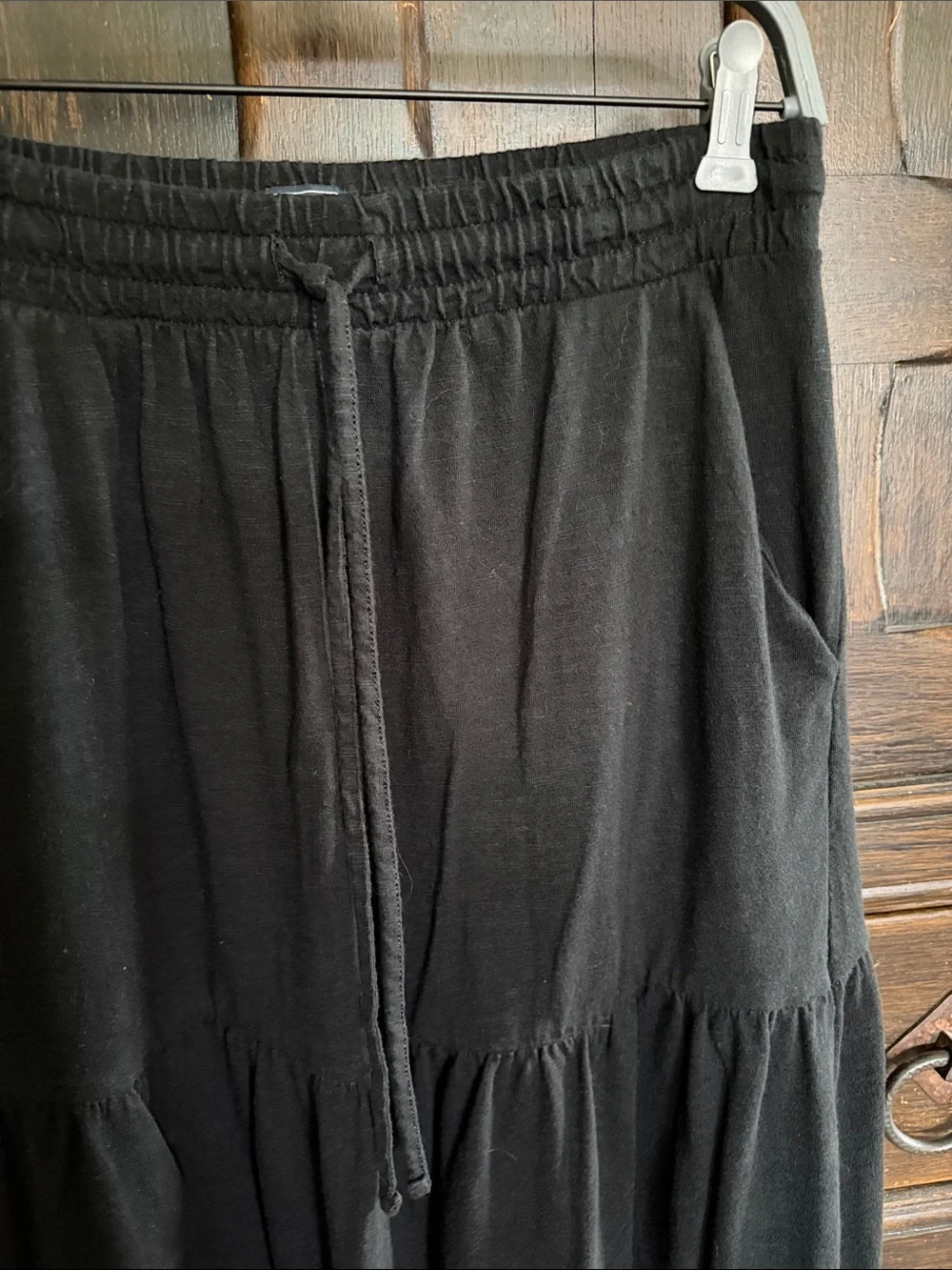 GAP Tiered Maxi Skirt with Pockets