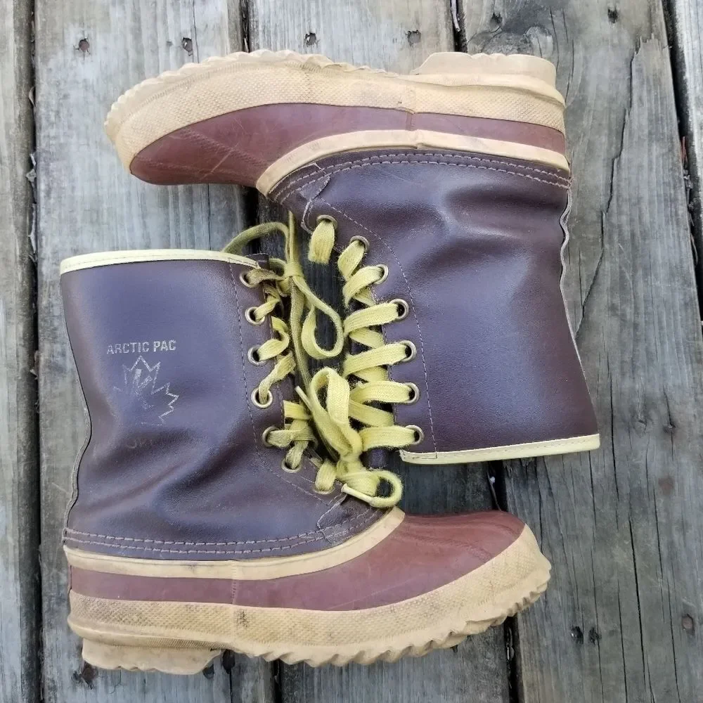 Sorel Arctic‎ Pac Leather Duck Snow Winter Boots 5