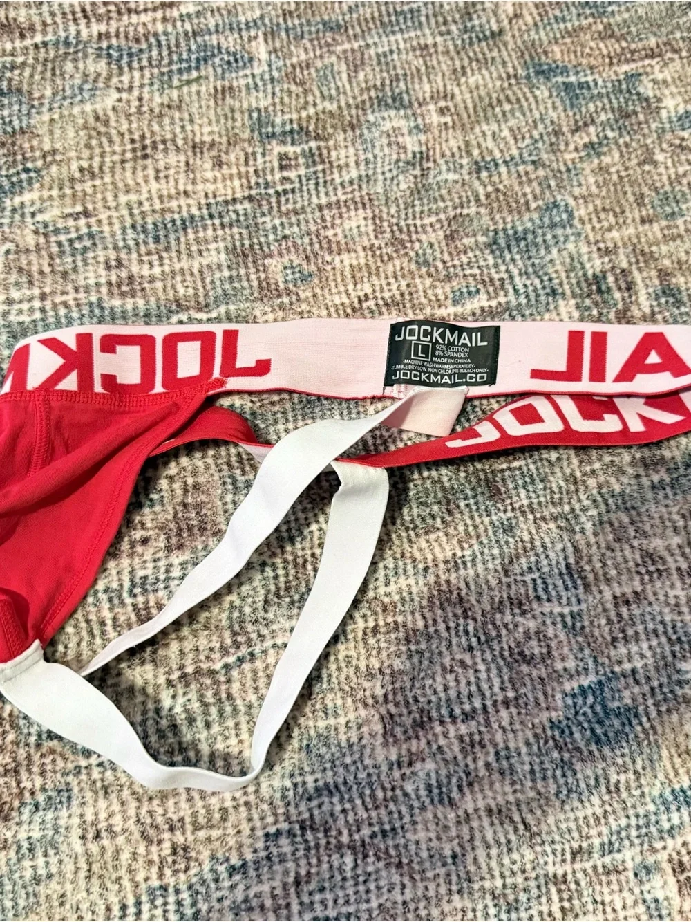 Jockmail Red Athletic Jockstrap NWOT