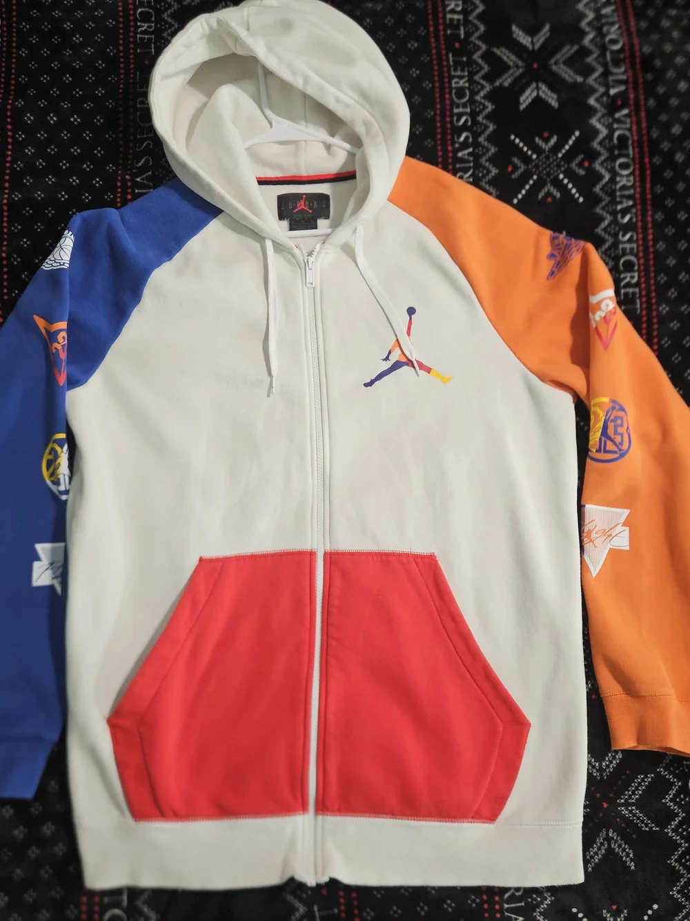 Vintage Air Jordan Jumpman Colorblock Zip Hoodie