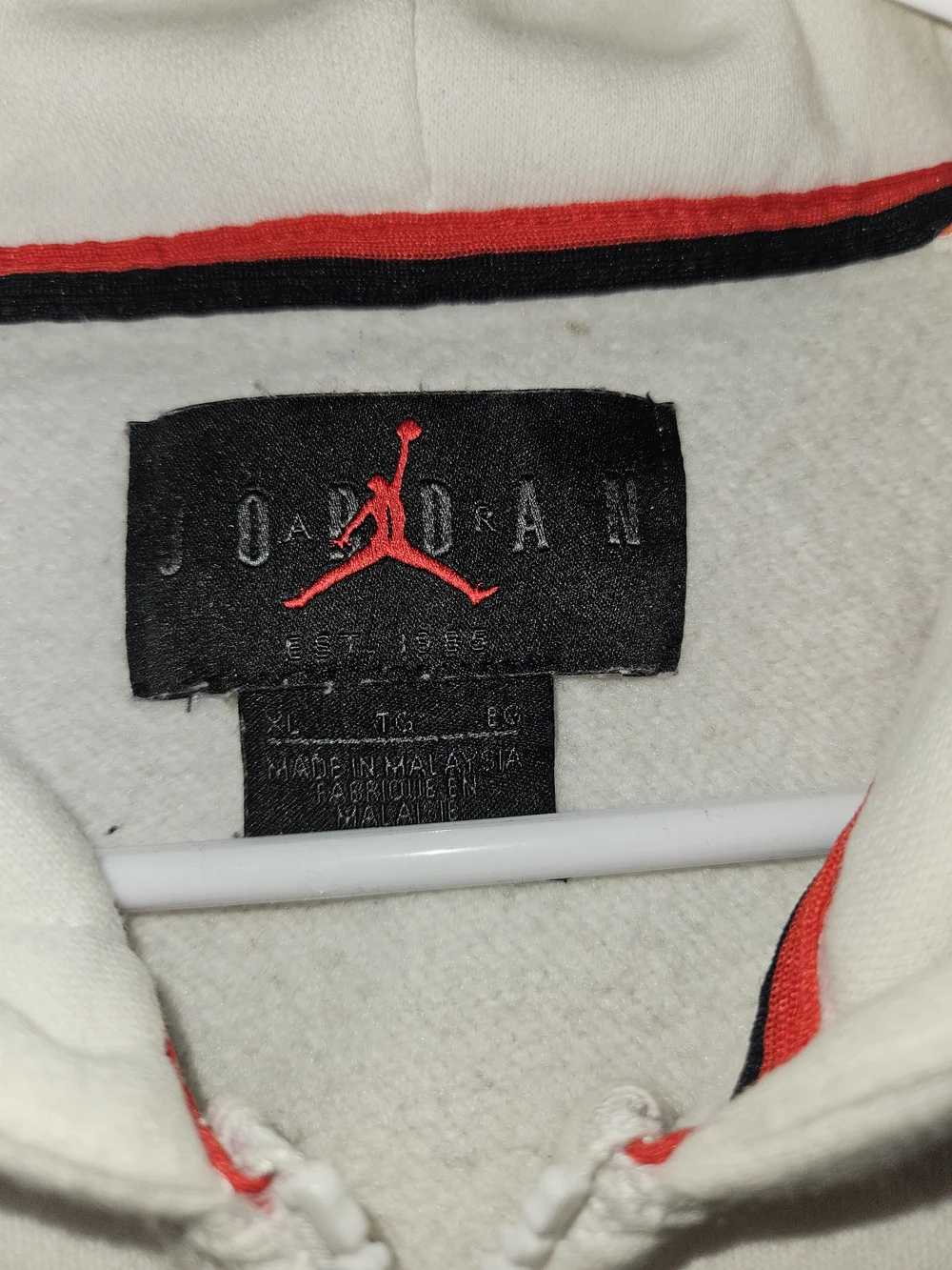 Vintage Air Jordan Jumpman Colorblock Zip Hoodie