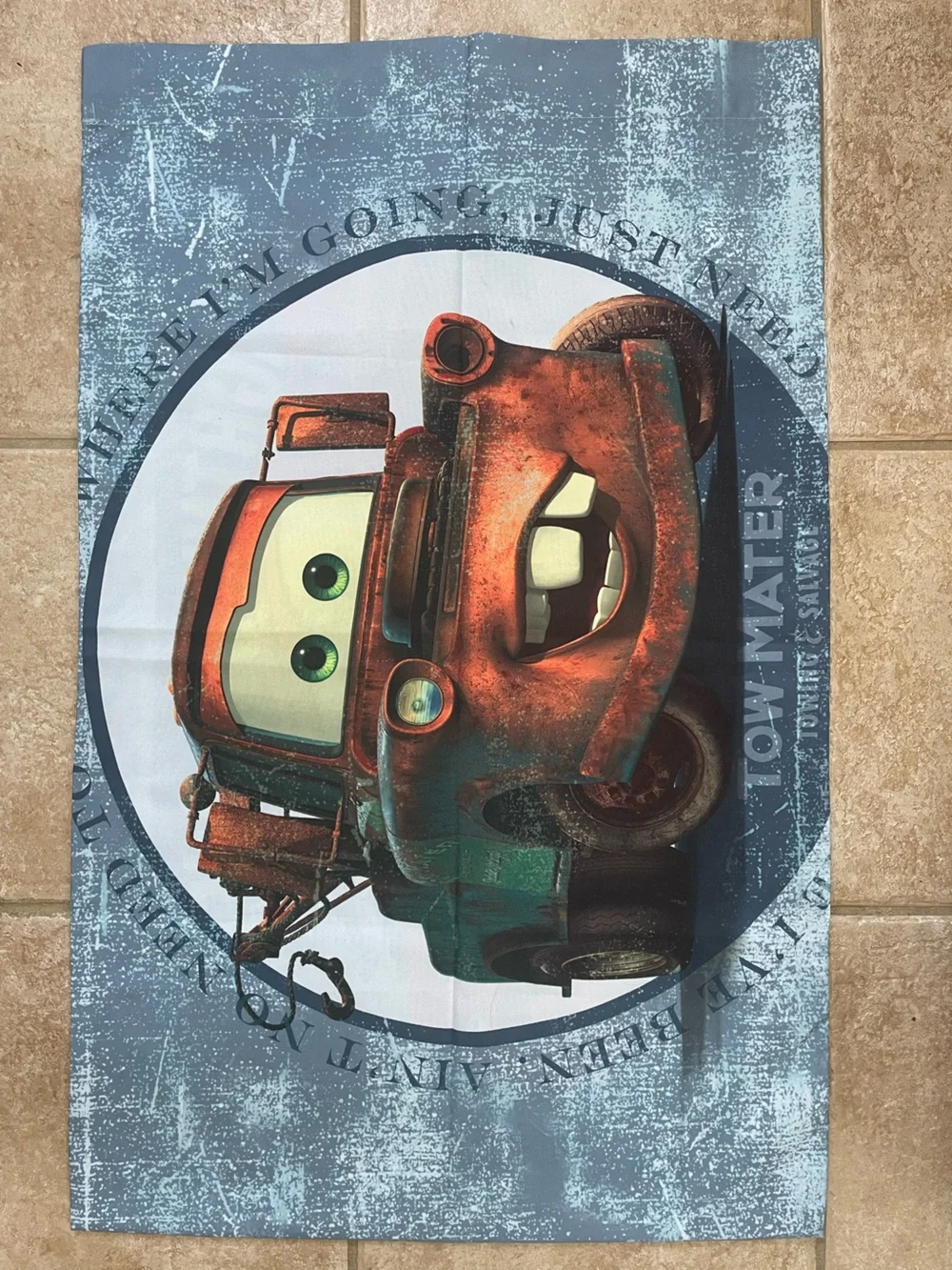 Jay Franco Kids Disney Pixar Cars Full Sheet Set Tow Mater Lightning McQueen
