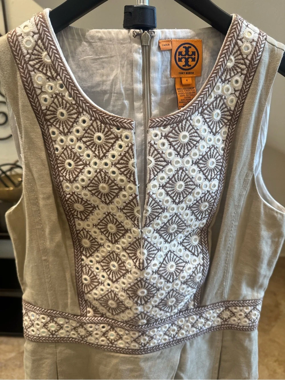 Tory Burch stitching or