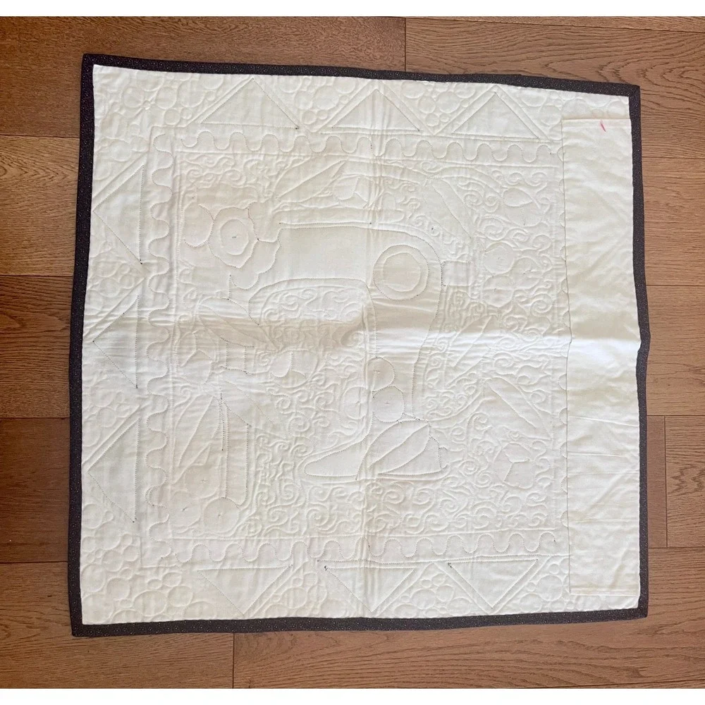 Handmade Sewing Machine Applique Quilt Wall Hanging 27