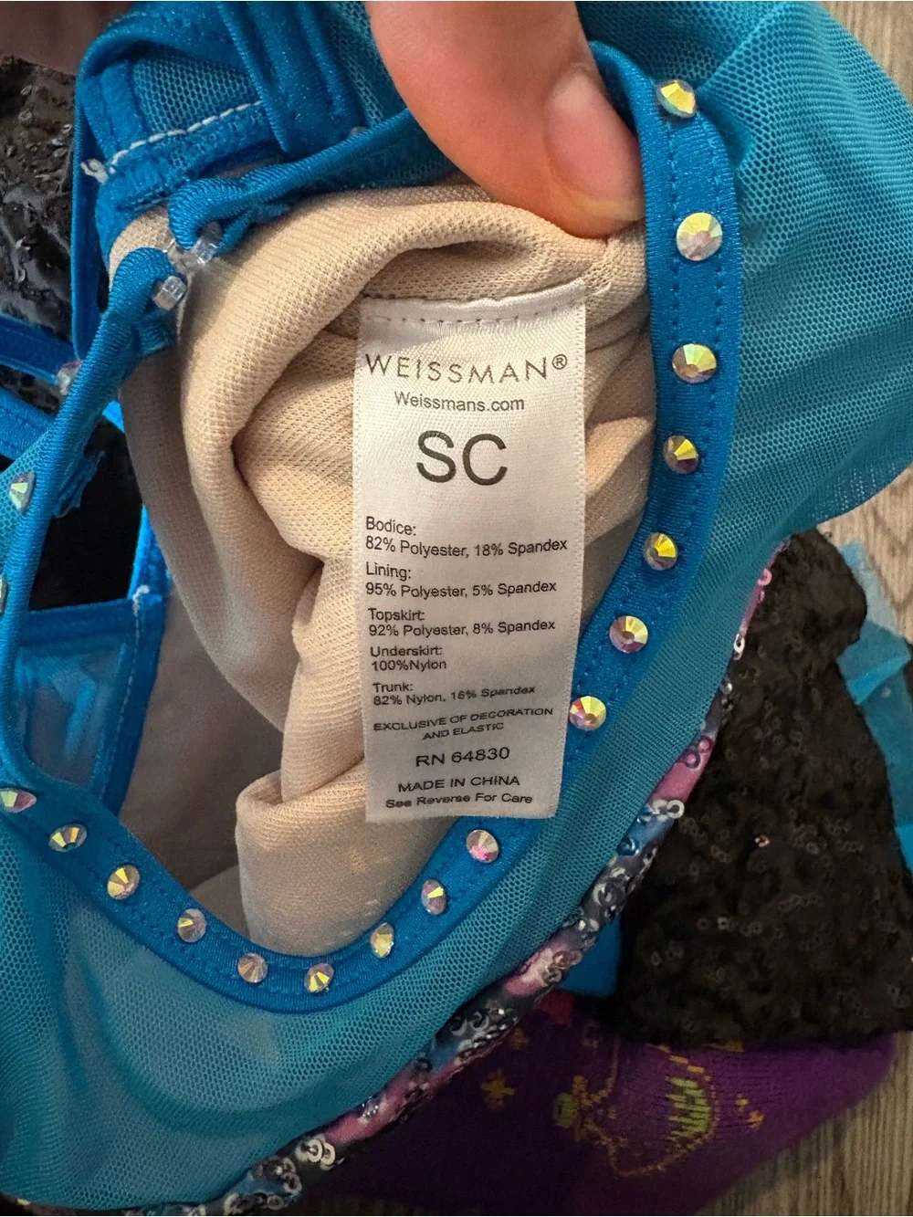 Weissman sparkling sequin