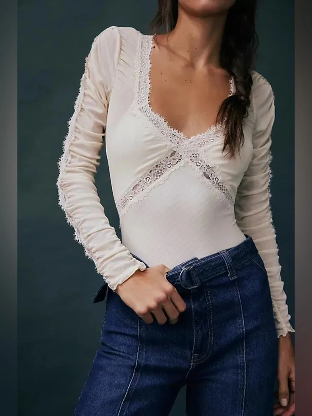 Free people Forever Young Bodysuit