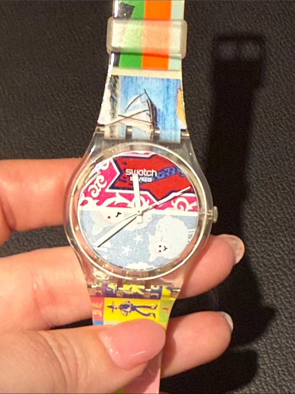 Swatch vibrant multicolor