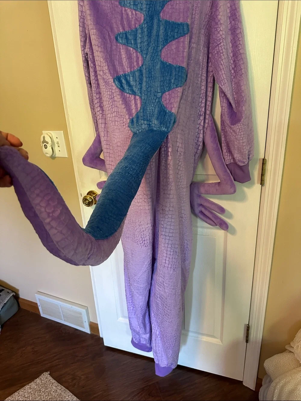 Disney Pixar Monster Inc. RANDALL Dragon adult Costume Onesie