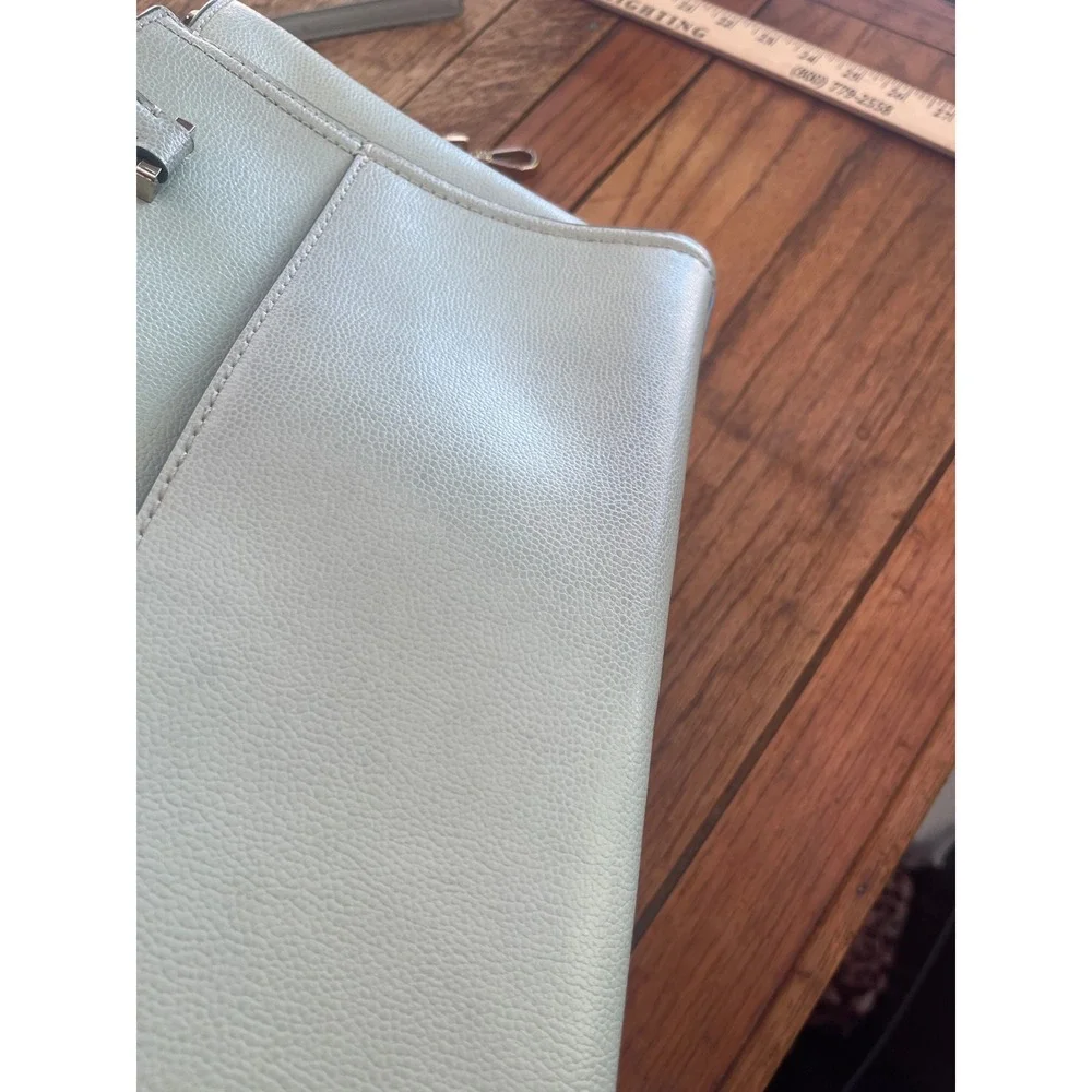Kate Spade Patterson Drive Geraldine satchel Misty Mint leather purse New York