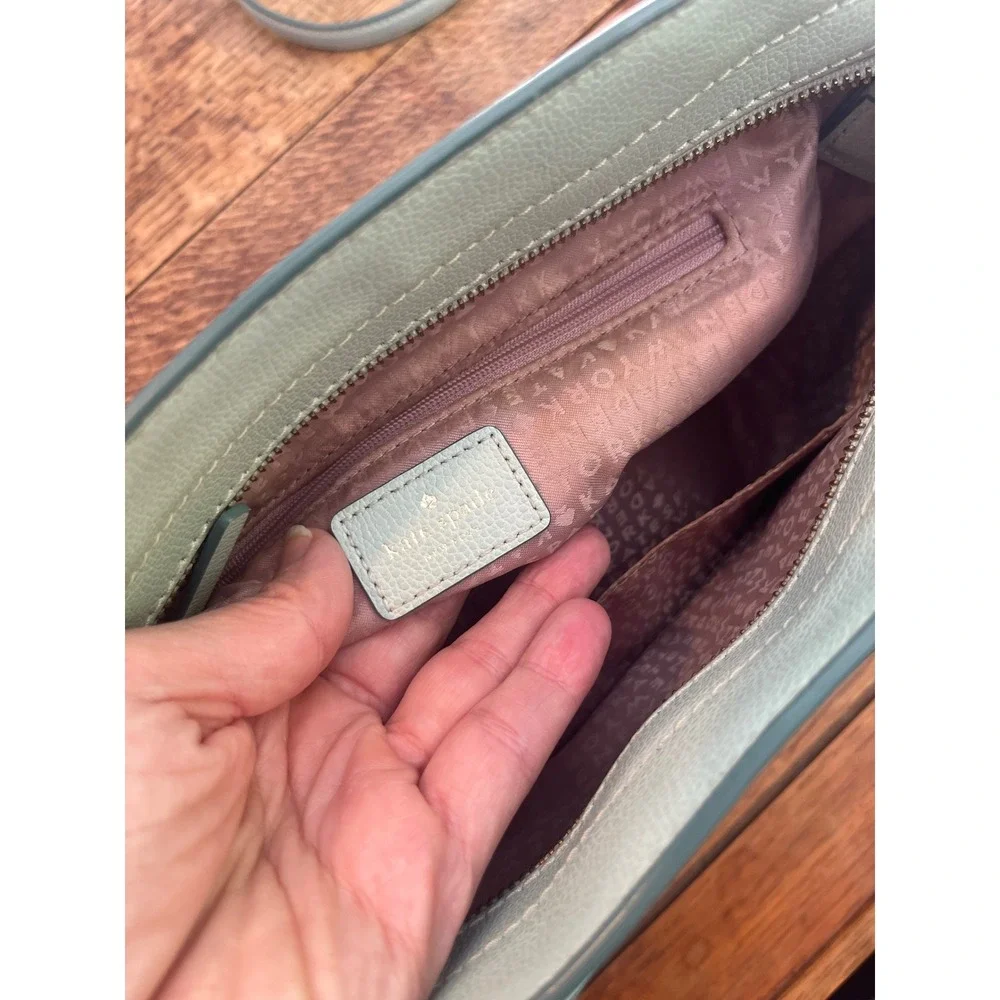 Kate Spade Patterson Drive Geraldine satchel Misty Mint leather purse New York