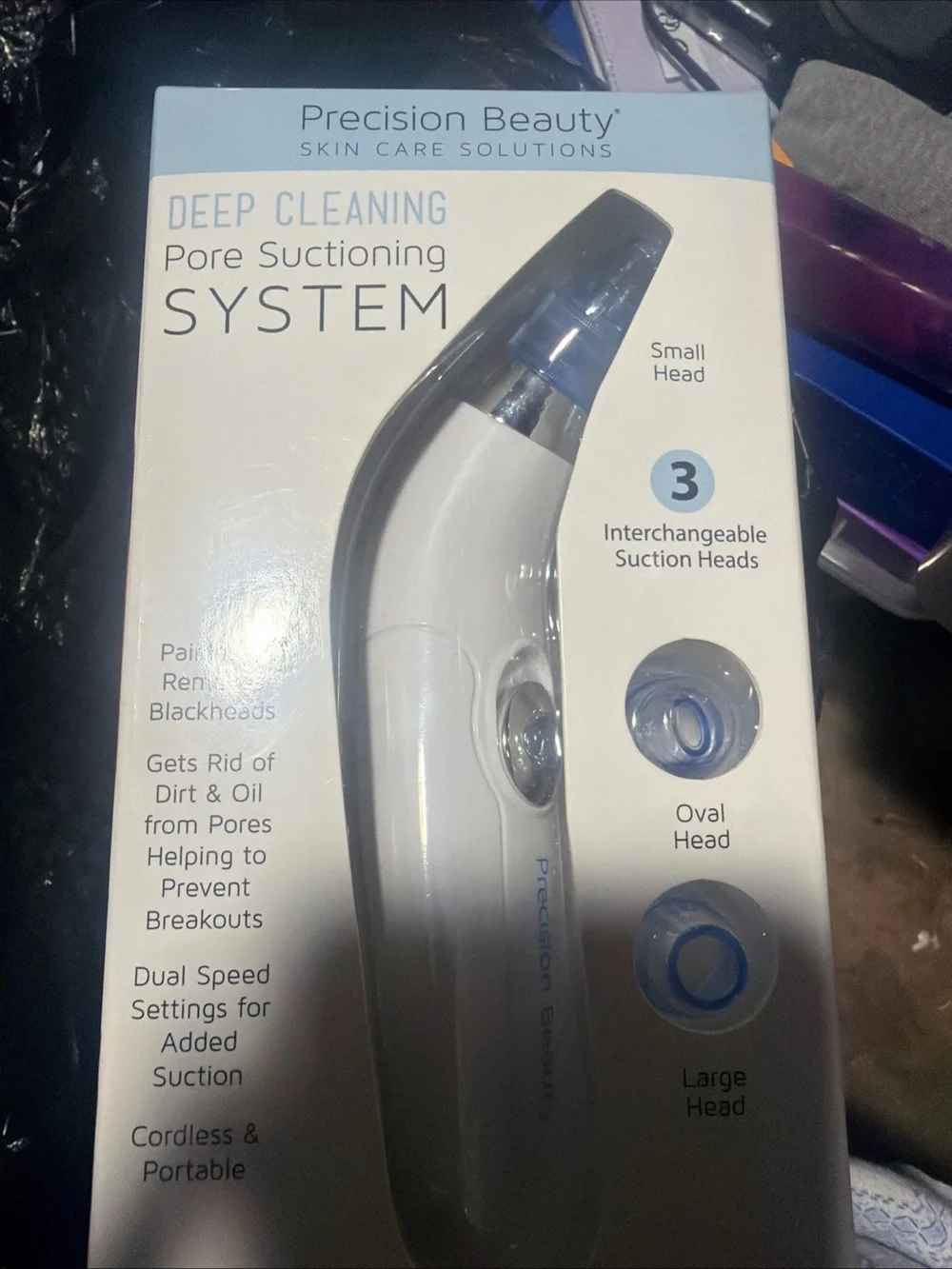 Deep Cleaning Pore Suction System - White/Blue