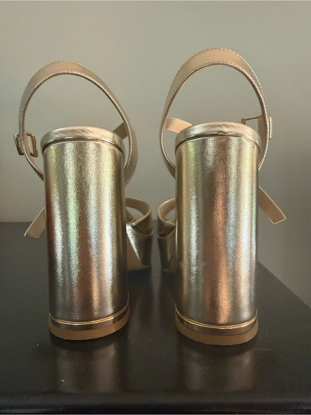 Kenneth Cole chic metallic