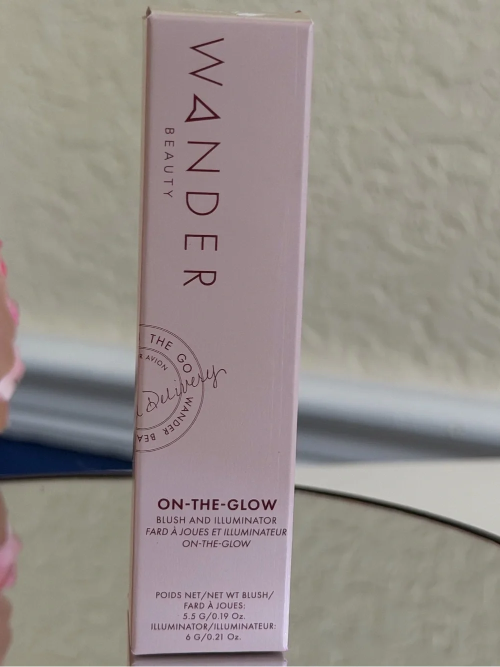 Wander Beauty On-The-Glow Stick Blush & Illuminator Sienna Sunset Nude Glow NIB