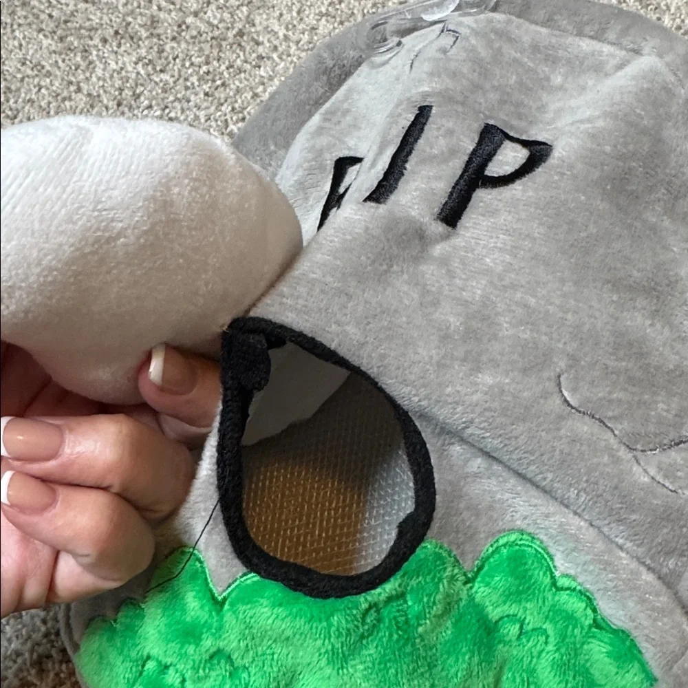 Target Halloween Peek A Boo Ghost Headstone Dog Toy NWT