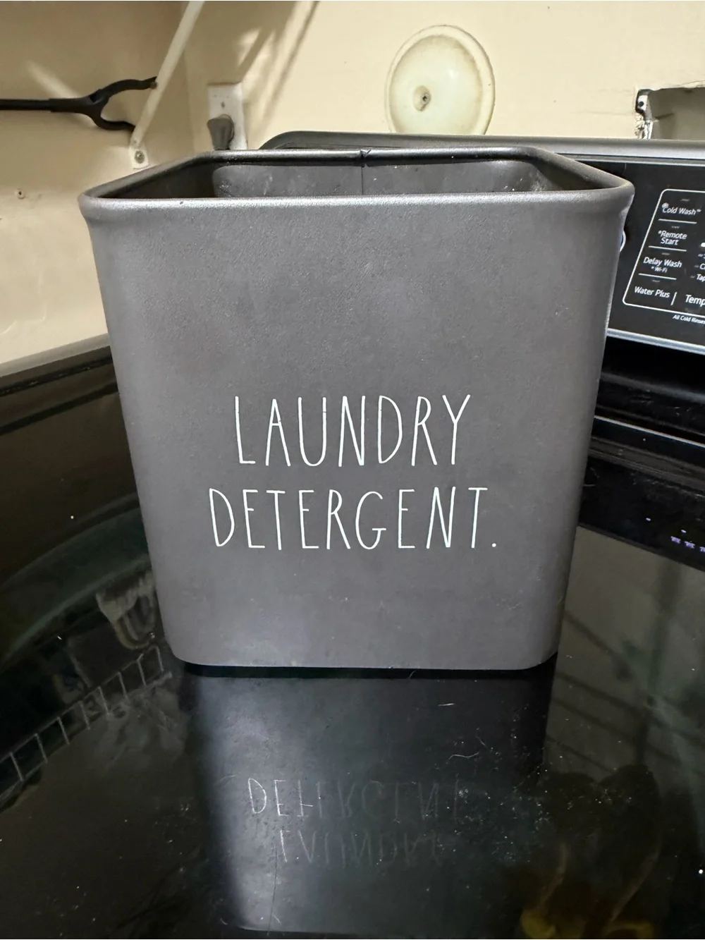 Laundry Detergent Storage Bin - Gray
