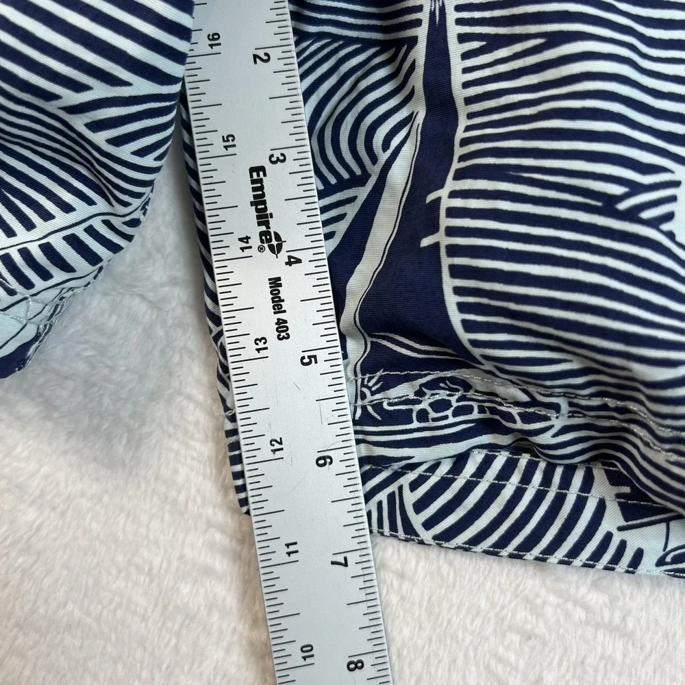 Reyn Spooner Swim Trunks Shorts Mens M‎ Blue Sailboat Nautical Lined Drawstring