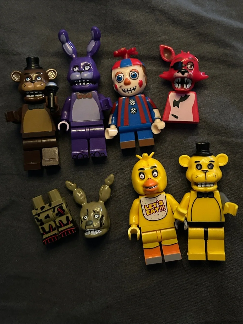 Five Nights at Freddy’s Lego compatible figures, as is