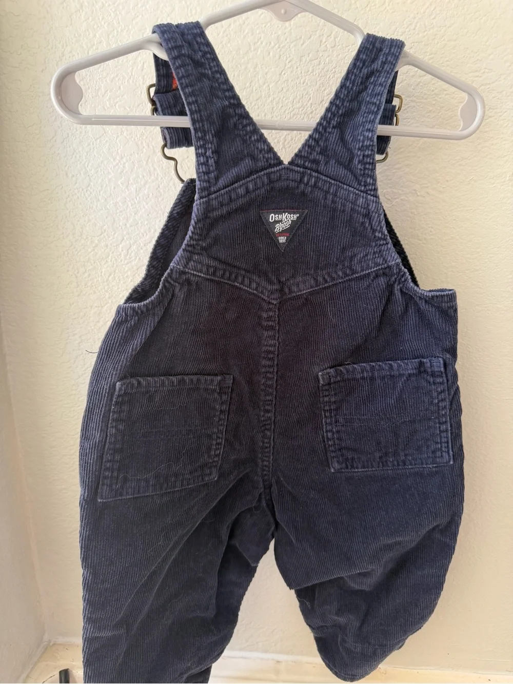 OshKosh B'gosh Navy Jacket with Orange Plaid Trim